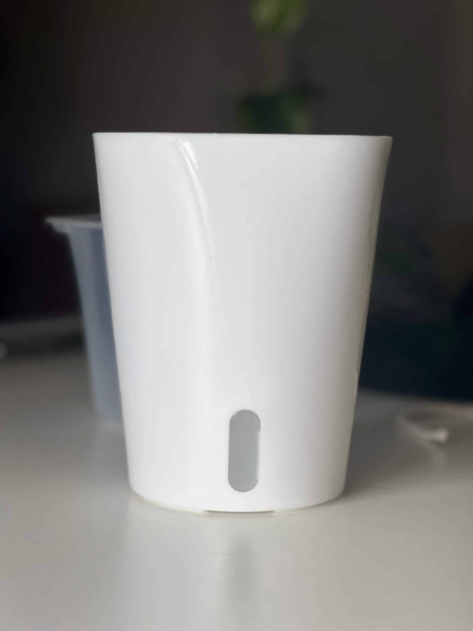 Pot auto-arrosant avec insert transparent 3