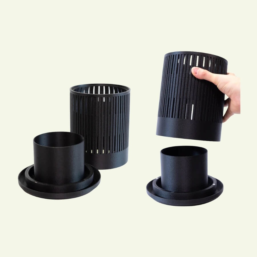 Cache-pot pour pot à arrosage automatique 2