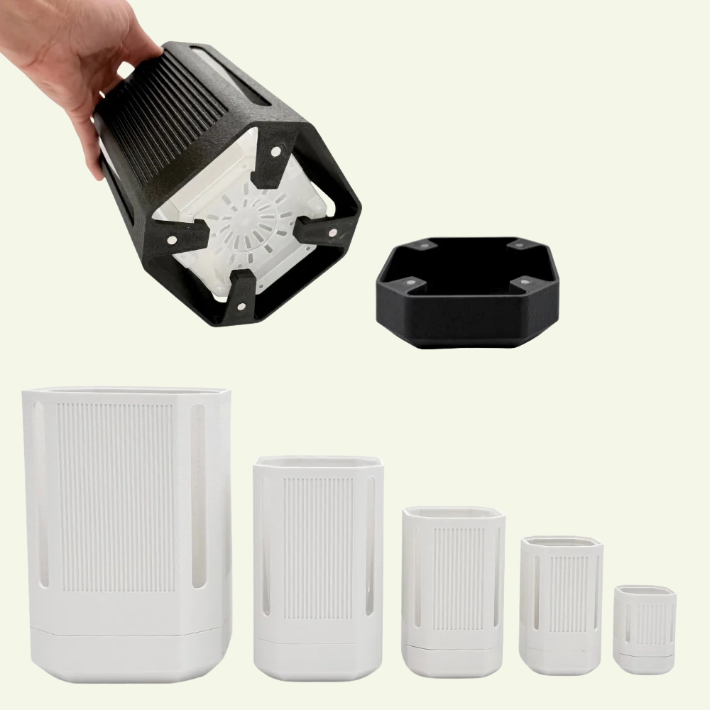 Cache-pot pour pots carrés 2